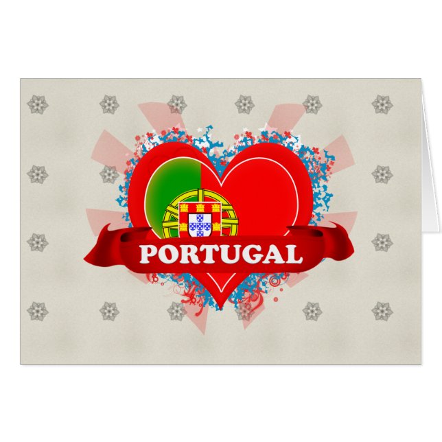 Vintag I Liebe Portugal (Vorderseite (Horizontal))