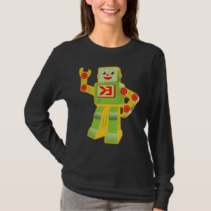 Vintag I Liebe Roboter Robotik Ingenieur Techniker T-Shirt