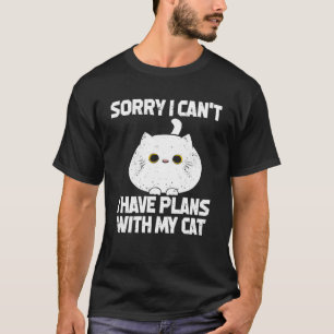 Vintag, ich kann mit meiner Katze Ex T-Shirt