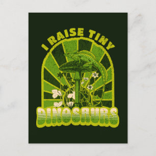 Vintag ich wütige Tiny Dinosaurier Vintag Postkarte