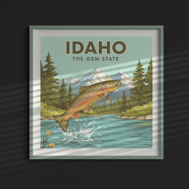 Vintag Idaho Poster (Von Creator hochgeladen)