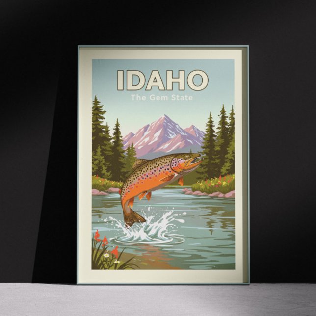 Vintag Idaho Poster (Von Creator hochgeladen)