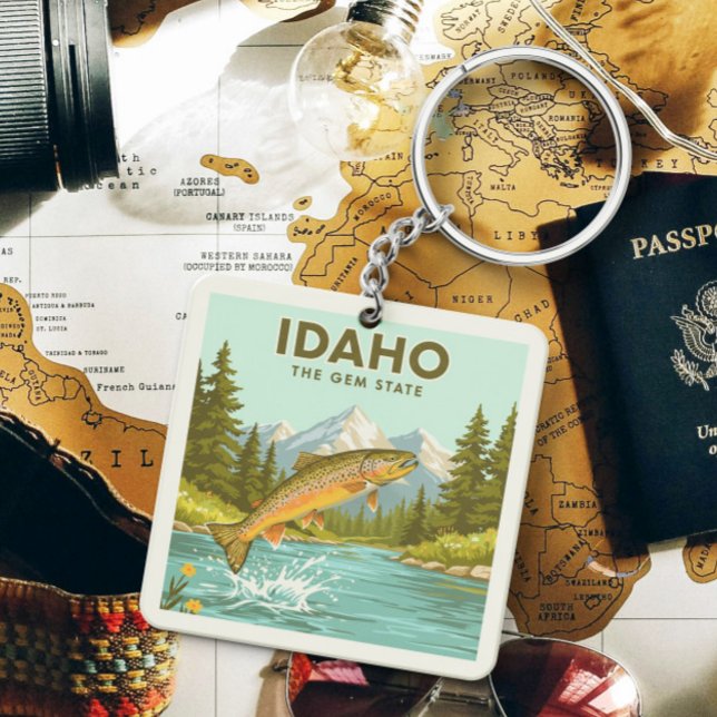 Vintag Idaho Schlüsselanhänger (Von Creator hochgeladen)