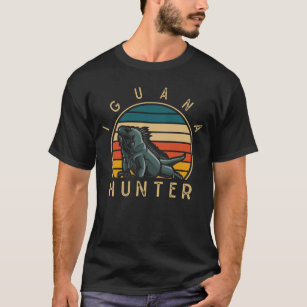 Vintag Iguana Hunter Funny Reptile Lover T-Shirt