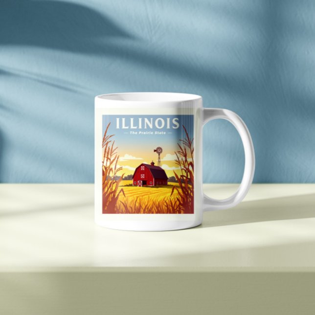 Vintag Illinois Kaffeetasse (Von Creator hochgeladen)