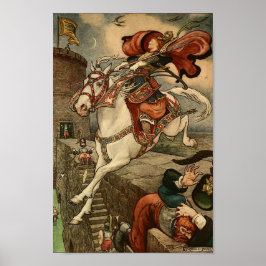 Vintag Illustration Frank C. Pape Poster