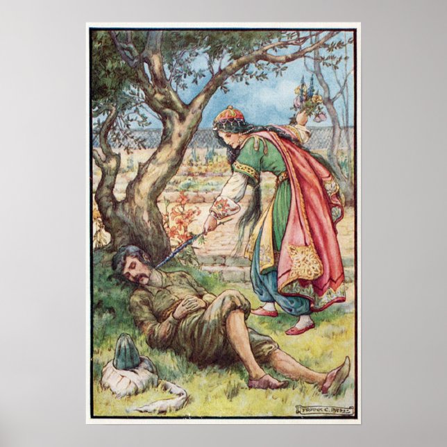 Vintag Illustration Frank C. Pape Poster (Vorne)