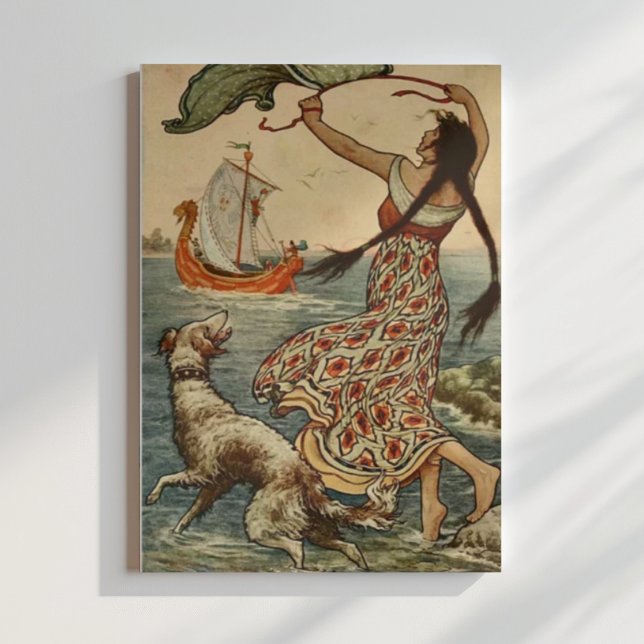 Vintag Illustration Frank C. Pape Poster (Von Creator hochgeladen)