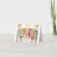 Vintag Illustration Little Lassie von Elsa Beskow