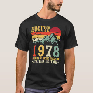 Vintag im August 1978 44 Jahre Phantastisch T-Shirt