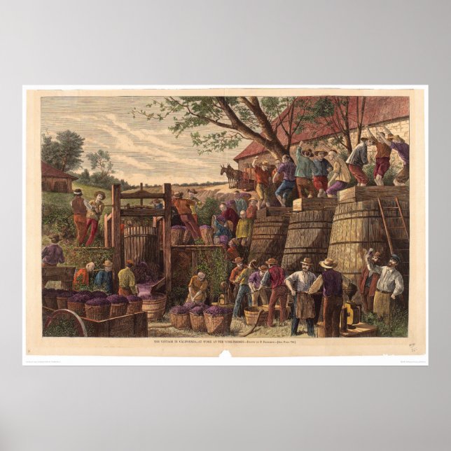 Vintag in Kalifornien (0604A) Poster (Vorne)