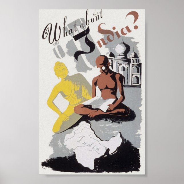 Vintag-India-Propaganda-Poster Poster (Vorne)