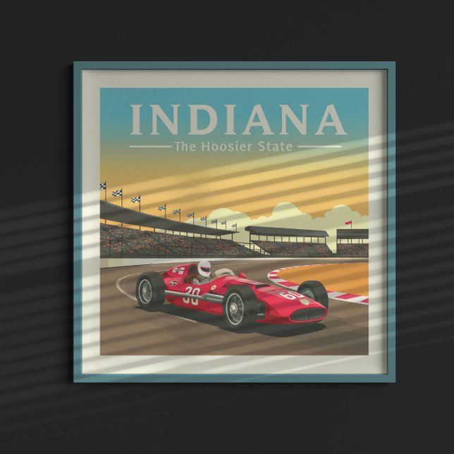 Vintag Indiana Poster (Von Creator hochgeladen)