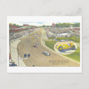 Vintag Indy 500, Indianapolis Motor Speedway Postkarte