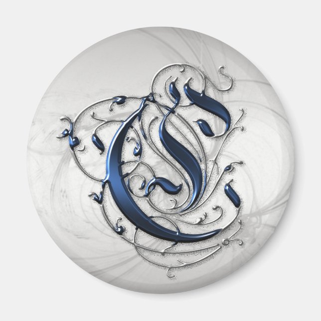 Vintag Initial C Magnet (Vorne)