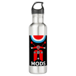 Vintag Inspiriert britische Mod und Rockers Edelstahlflasche