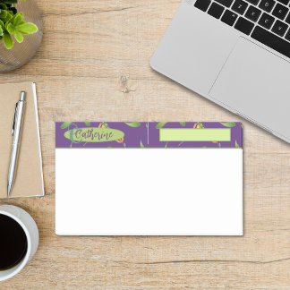 Vintag Inspiriert Elegant Lila und grün Post-it Klebezettel