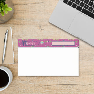 Vintag Inspiriert Elegantes Rosa Blütenfarben Post-it Klebezettel