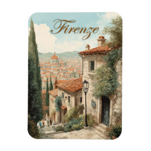 Vintag Inspiriert Florenz Magnet