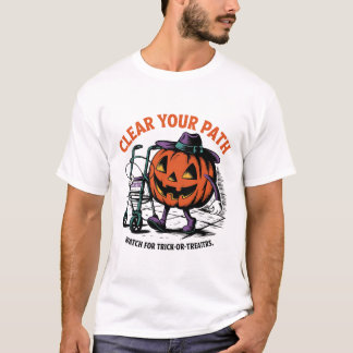 Vintag inspiriert Halloween-Abbildung T-Shirt