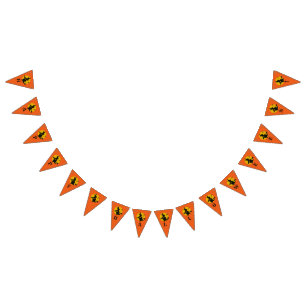 Vintag Inspiriert Halloween-Party-Banner Wimpelkette