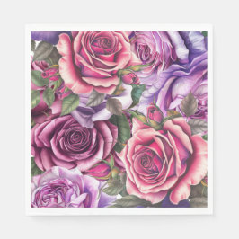Vintag Inspiriert Lavendel Pink Violett Rose Serviette