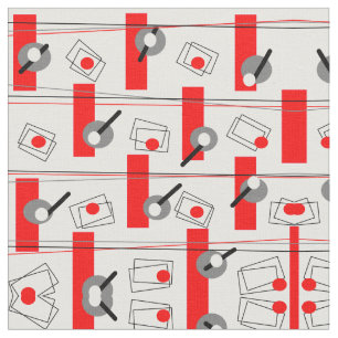 Vintag Inspiriert MidCentury Modernes Retro Stoff