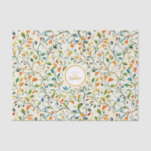 Vintag Inspiriert Paisley Leaf Muster (2) Seidenpapier