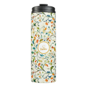 Vintag Inspiriert Paisley Leaf Muster (2) Thermosbecher