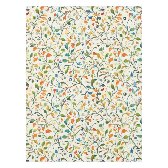 Vintag Inspiriert Paisley Leaf Muster (2) Tischdecke (Vorderseite)