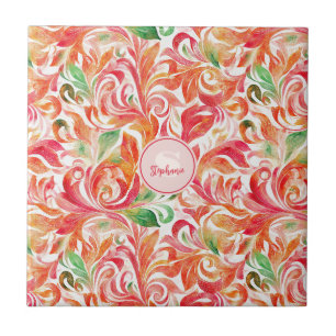 Vintag Inspiriert Paisley Leaf Muster (5) Fliese