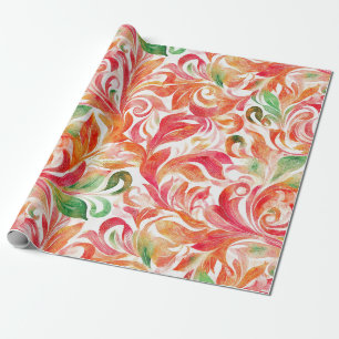 Vintag Inspiriert Paisley Leaf Muster (5) Geschenkpapier