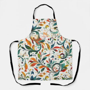 Vintag Inspiriert Paisley Leaf Muster Schürze