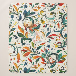 Vintag Inspiriert Paisley Leaf Muster Sherpadecke