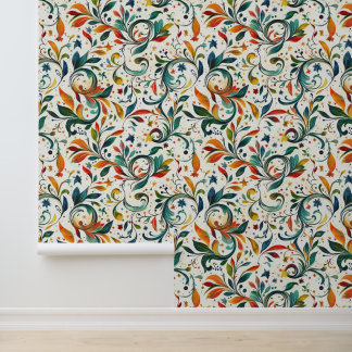 Vintag Inspiriert Paisley Leaf Muster Tapete