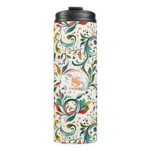 Vintag Inspiriert Paisley Leaf Muster Thermosbecher