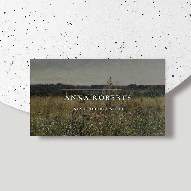 Vintag inspiriert, qr-Code-Ereignisplanung Visitenkarte (Von Creator hochgeladen)