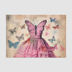 Vintag Inspiriert Schmetterlinge und Gewebpapier Seidenpapier