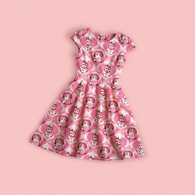 Vintag inspiriert Welpen und Kätzchen Stoff (Von Creator hochgeladen)