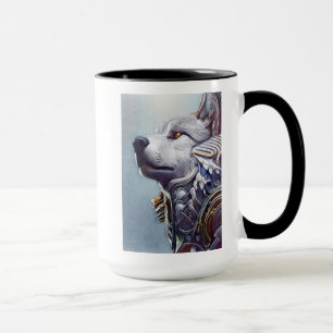 Vintag Inspiriert Wolf Head Art - Nostalgisch Tasse