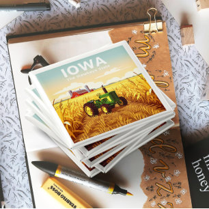 Vintag Iowa Magnet
