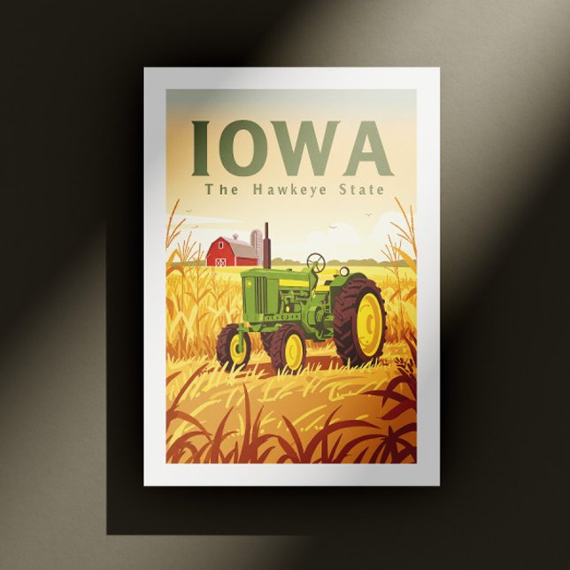Vintag Iowa Postkarte (Von Creator hochgeladen)