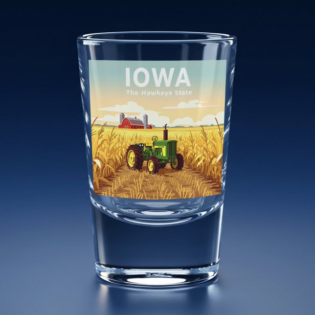 Vintag Iowa Schnapsglas (Von Creator hochgeladen)