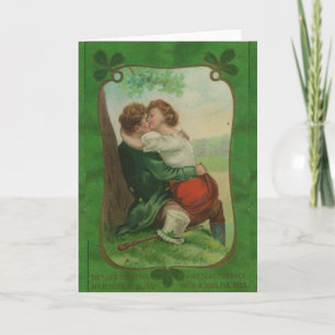 Vintag Ireland Irish Romance St. Patrick's Day Karte