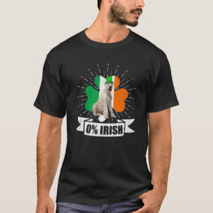 Vintag Irish Flag Kleeblatt Wolfhound Dog St. Patr T-Shirt