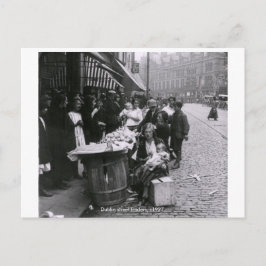 Vintag Irland, Dublin Street Traders c1927 Postkarte