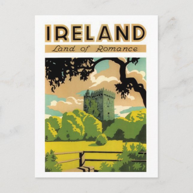 Vintag Irland - Postkarte (Vorderseite)