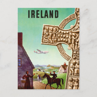 Vintag Irland - Postkarte