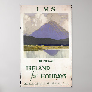Vintag Irland Reiseplakat Poster