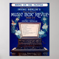 Vintag Irving Berlin Music Box Review 1922